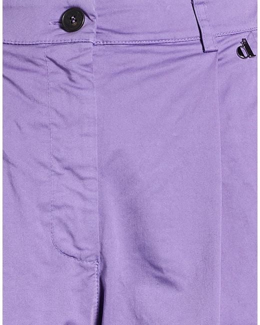 Dixie Purple Pants Cotton, Elastane
