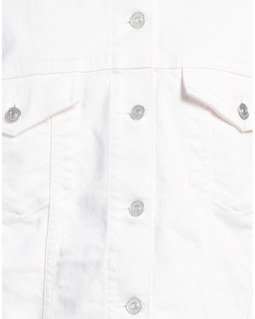 Givenchy White Jeansjacke/-mantel