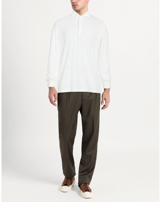 FILIPPO DE LAURENTIIS White Polo Shirt for men