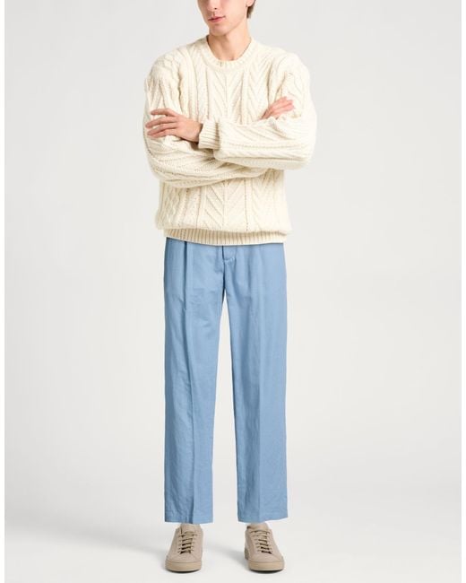 Paolo Pecora Blue Pants for men