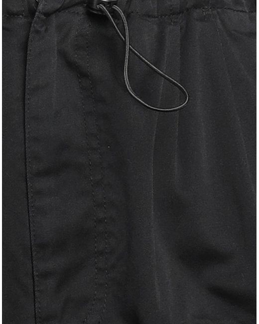 MM6 by Maison Martin Margiela Black Midirock Aus Baumwoll-Gabardine