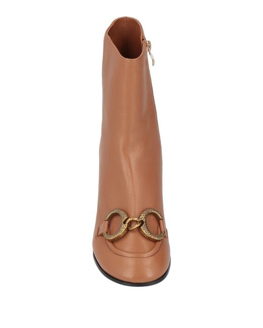 Jeannot Brown Ankle Boots