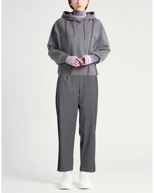 Souvenir Clubbing Gray Pants Polyester, Viscose, Elastane