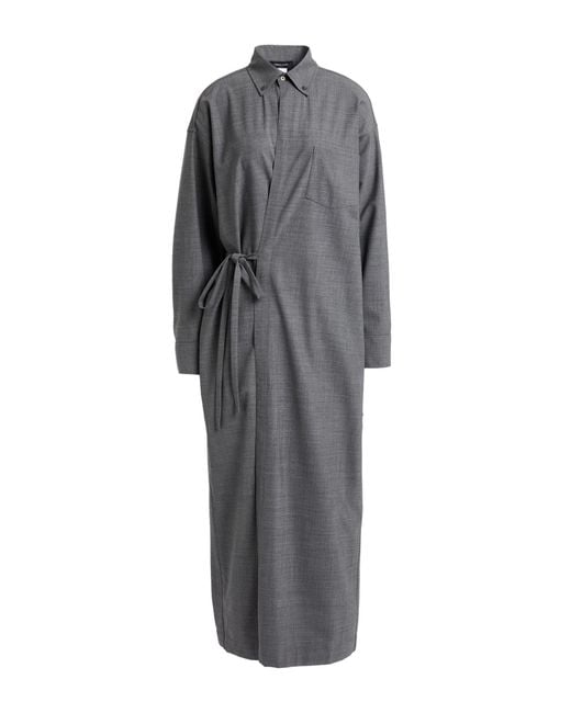 Fabiana Filippi Gray Maxi Dress