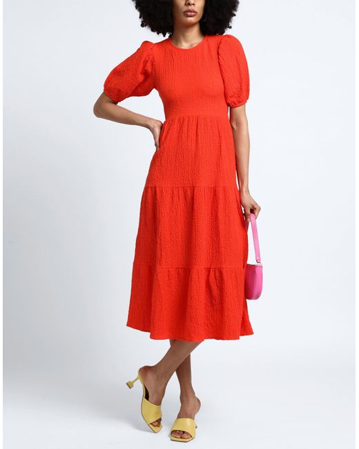Desigual Red Midi Dress