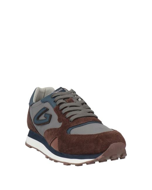 Alberto Guardiani Brown Sneakers for men
