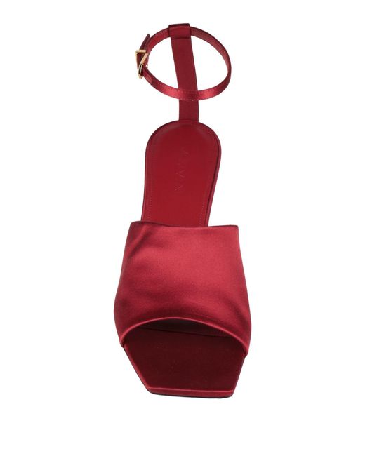 Lanvin Red Sandals