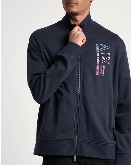ARMANI EXCHANGE Blue Sweatshirt for men