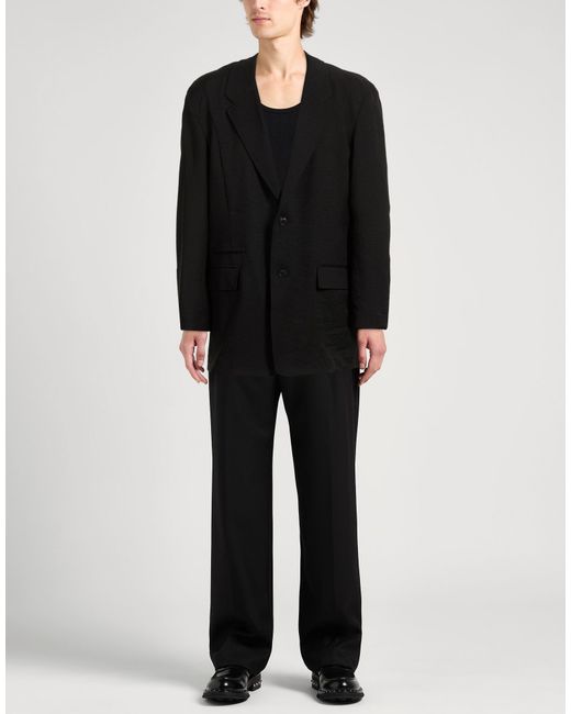 Y-3 Black Blazers for men