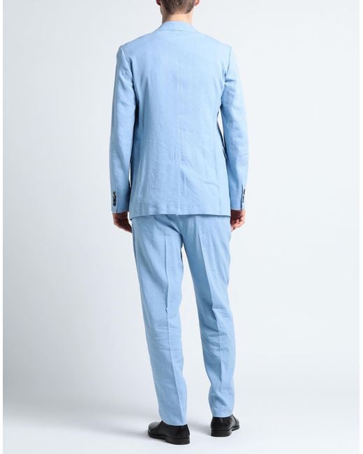 Dries Van Noten Blue Suit for men