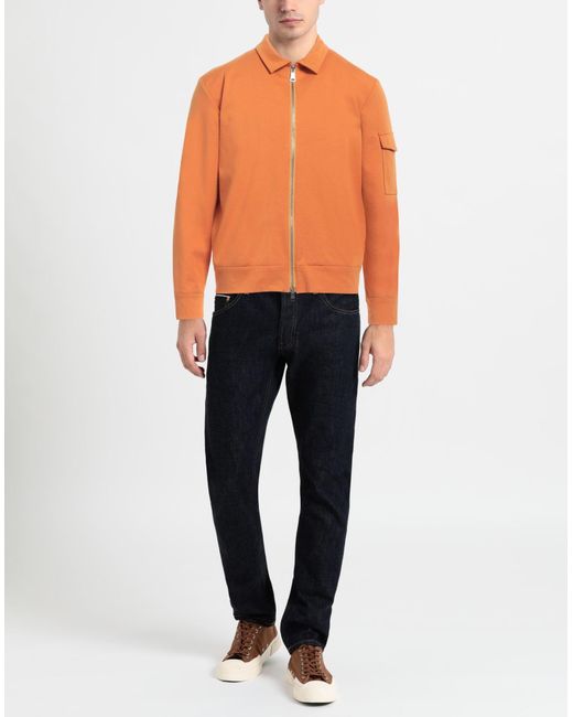 Hōsio Orange Sweatshirt Cotton, Polyamide, Elastane for men