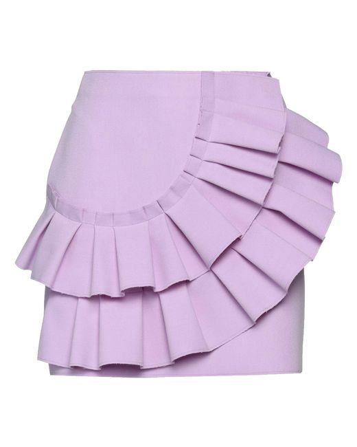 MSGM Purple Mini Skirt