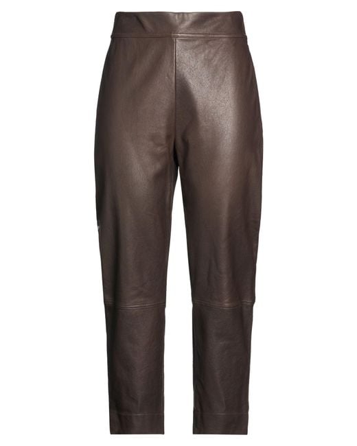 Gentry Portofino Gray Pants Ovine Leather