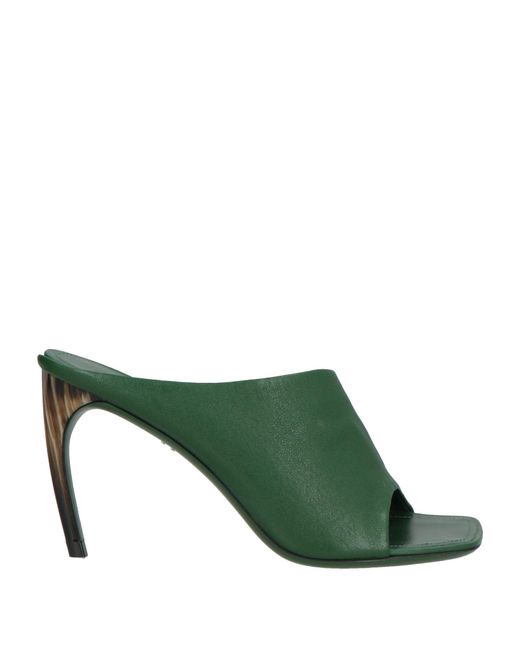 Ferragamo Green Sandals