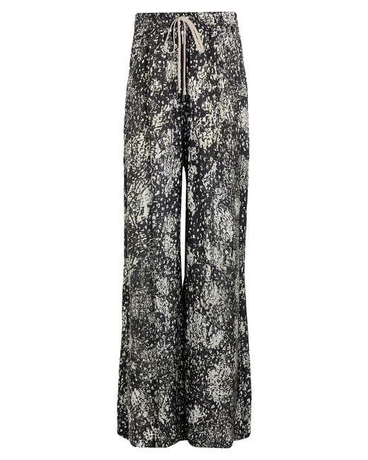 Rick Owens Gray Pants Cupro for men