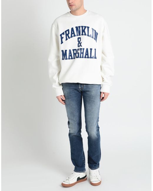 Franklin & Marshall White Sweatshirt for men