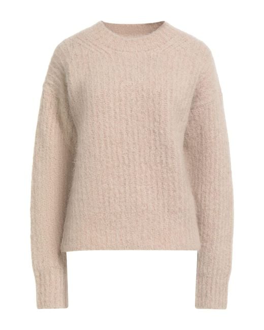 AMI Natural Sweater Alpaca Wool, Mohair Wool, Polyamide, Elastane