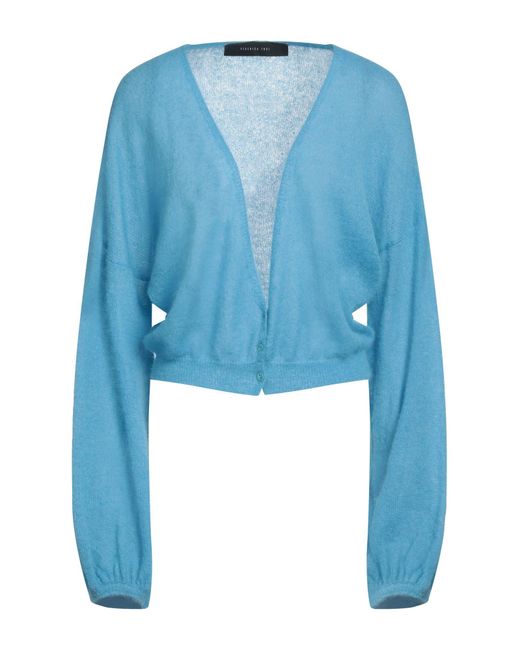 FEDERICA TOSI Blue Cardigan