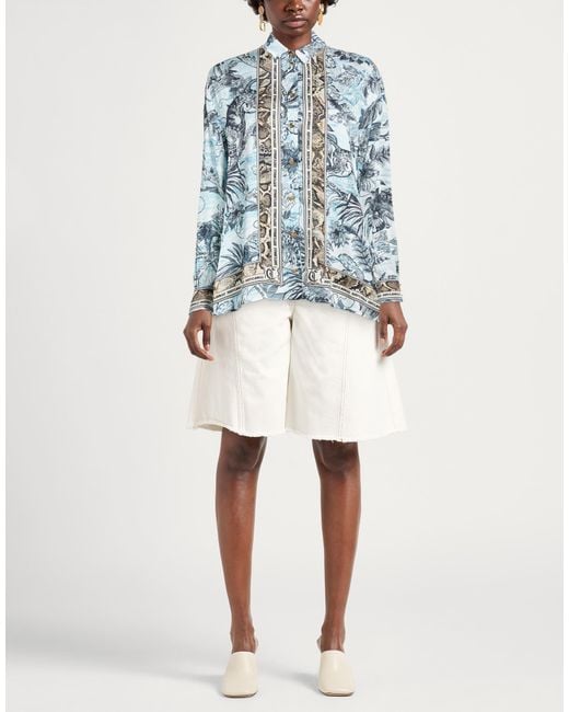 Just Cavalli Blue Shirt