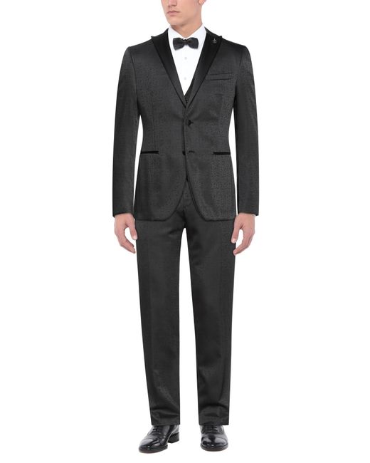 Paoloni Black Suit for men