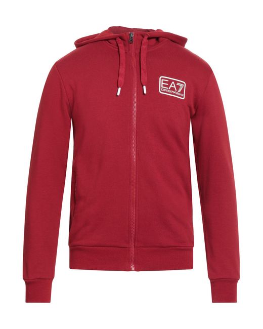 EA7 Red Sweatshirt for men