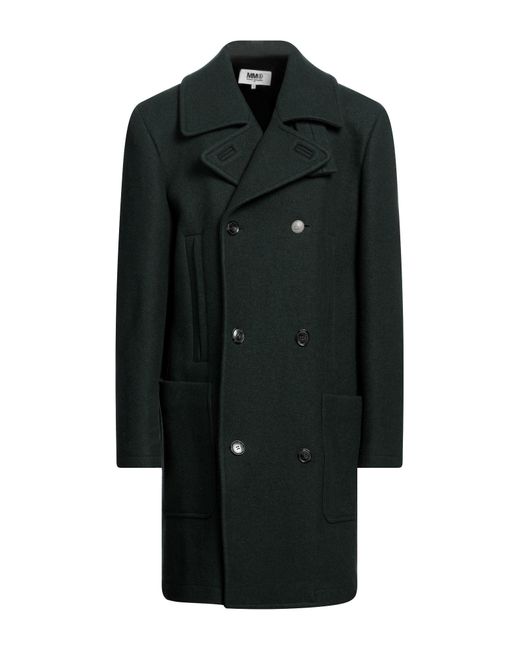 MM6 by Maison Martin Margiela Black Coat for men