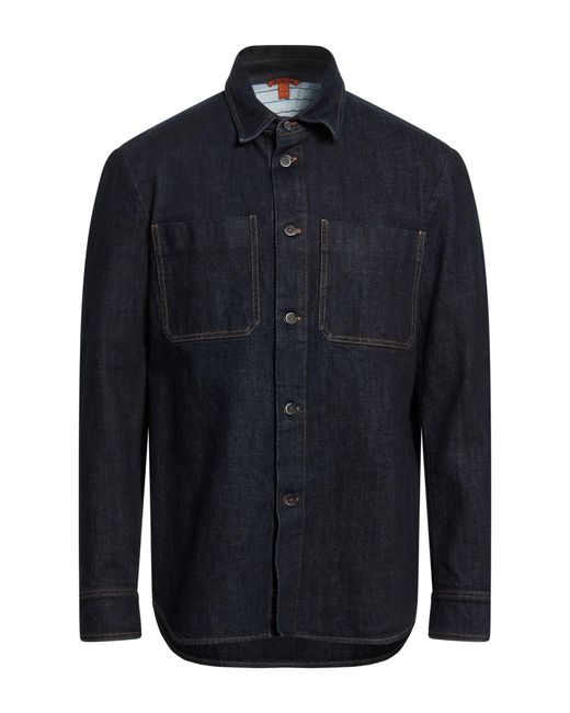 Barena Blue Denim Shirt for men