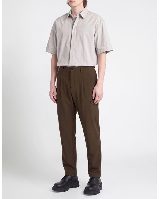 Herno Brown Pants Polyamide, Elastane for men