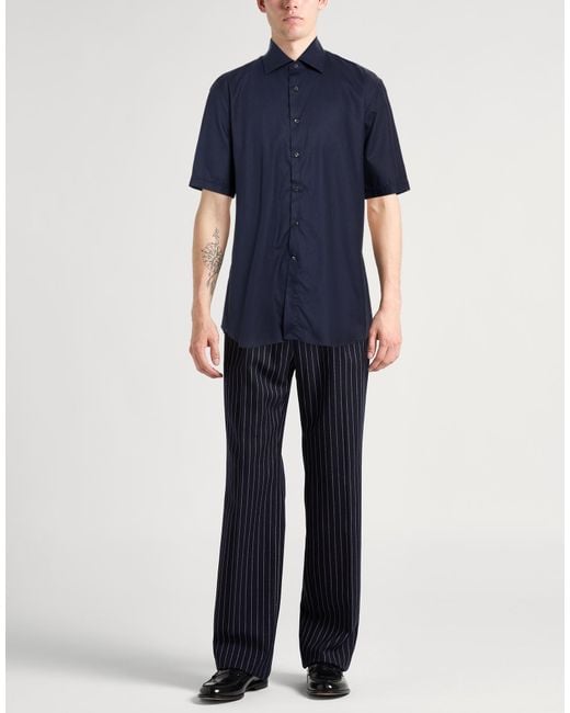 Canali Blue Shirt for men