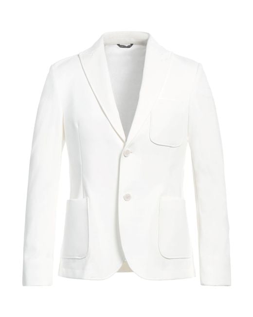 Daniele Alessandrini White Blazer for men