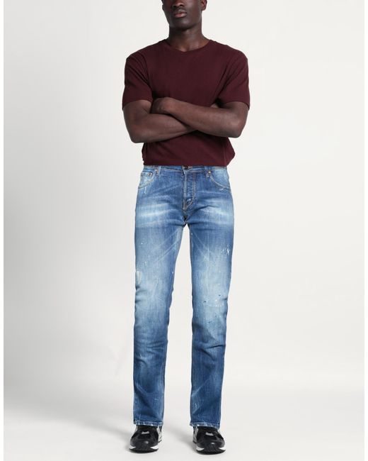 Hand Picked Blue Jeans Cotton, Elastane for men