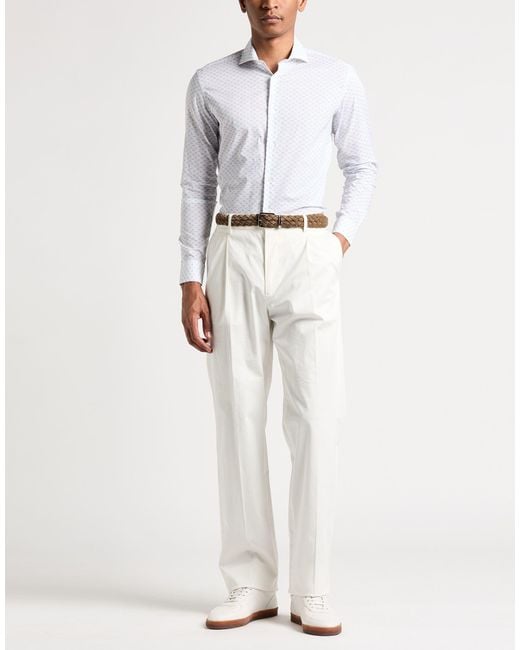 Daniele Alessandrini White Shirt Cotton for men