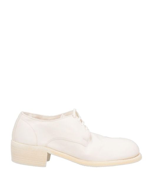 Guidi Natural Lace-up Shoes