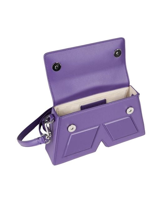 Karl Lagerfeld Purple Handbag