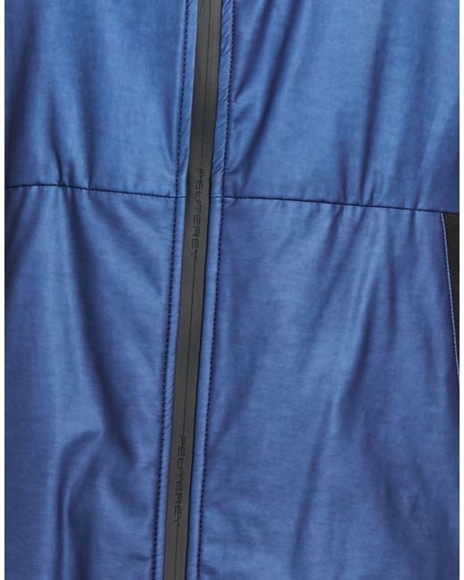 Peuterey Blue Jacket Cotton, Polyamide, Elastane for men