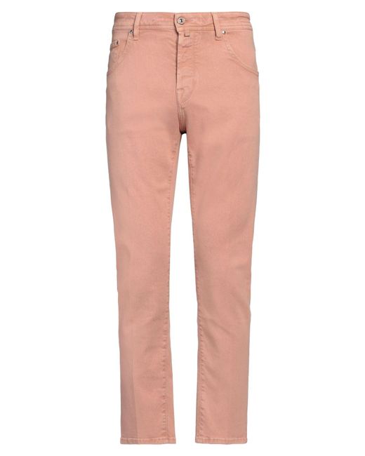 Jacob Cohen Pink Jeans Cotton, Elastomultiester, Elastane, Polyester for men