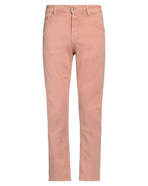 Jacob Cohen Pink Jeans Cotton, Elastomultiester, Elastane, Polyester for men