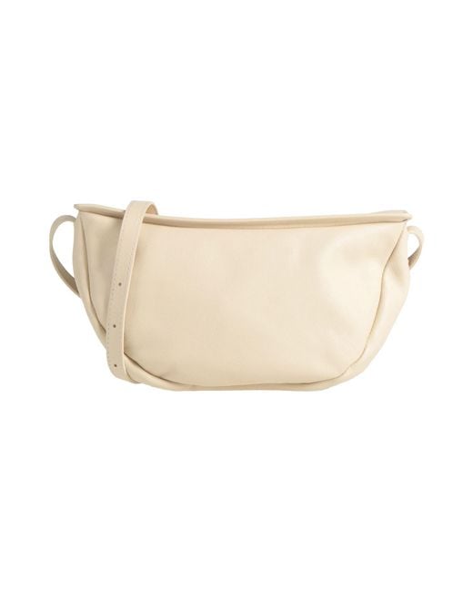 Mansur Gavriel Natural Moon -- Cream Cross-Body Bag Leather