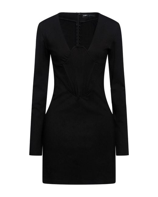 ALBERTO AUDENINO Black Mini Dress