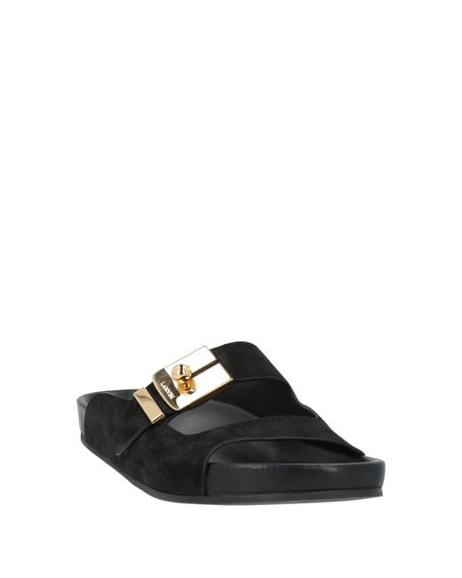 Lanvin Black Sandals