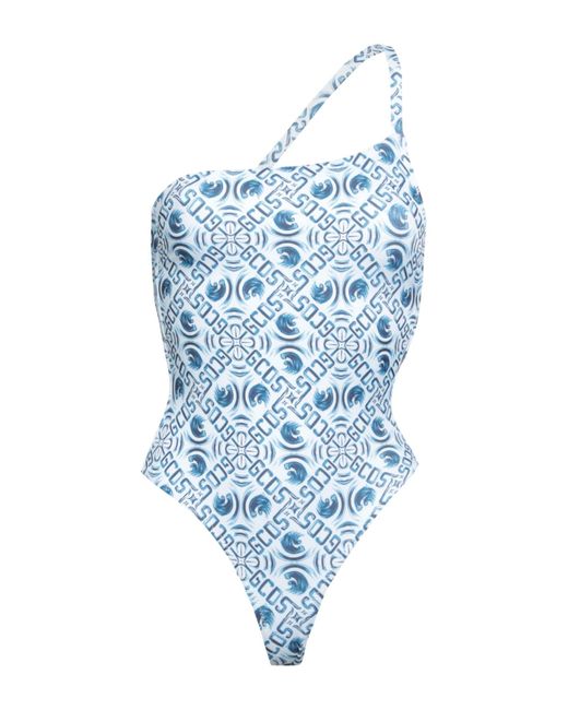 Gcds Blue One-piece Swimsuit