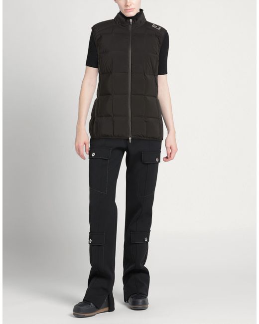 Chompa Sin Mangas EA7 de color Black