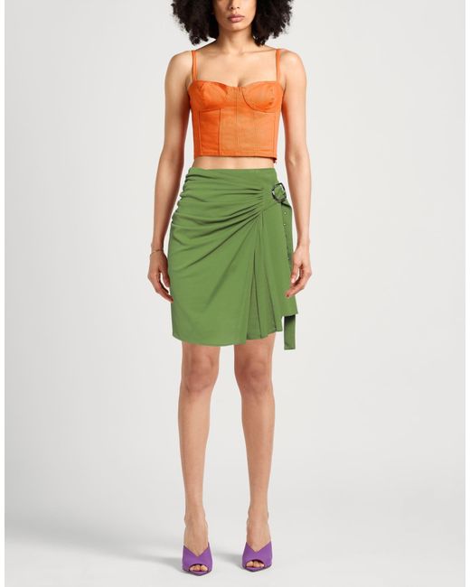 Rabanne Green Mini Skirt