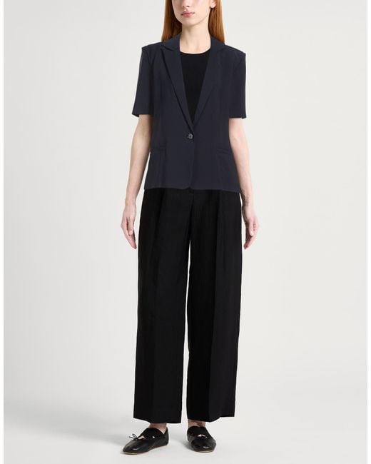 Patrizia Pepe Blue Midnight Blazer Virgin Wool, Polyamide, Elastane
