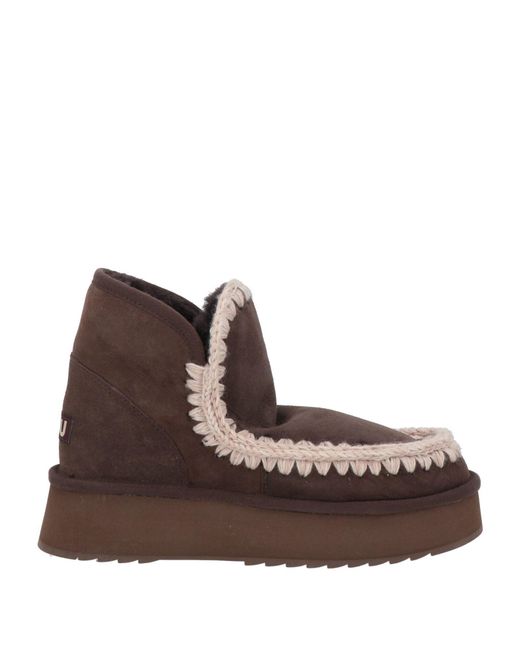 Bottines Mou en coloris Brown