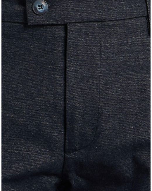 RE_HASH Blue Pants Cotton, Polyester, Viscose, Elastane for men
