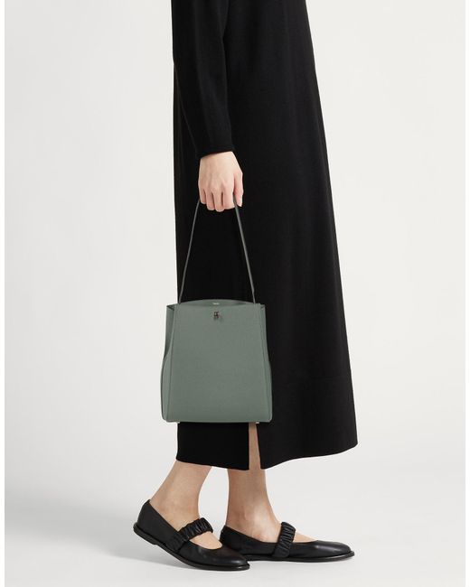 Valextra Gray Shoulder Bag