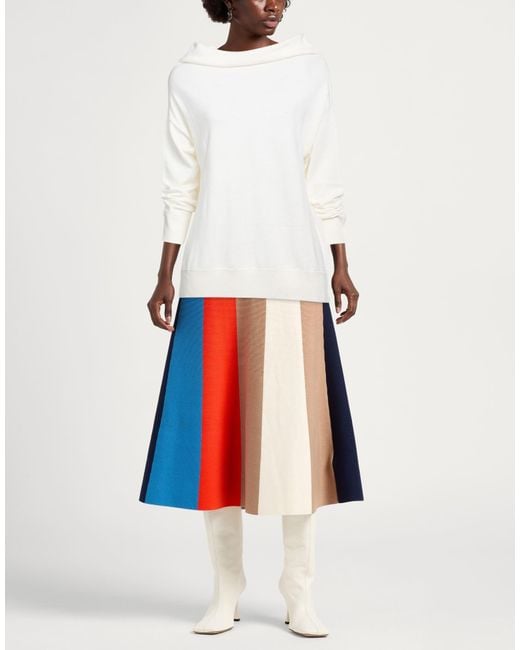 Alpha Studio White Turtlenecks