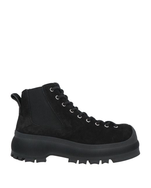 Jil Sander Black Sneakers Leather