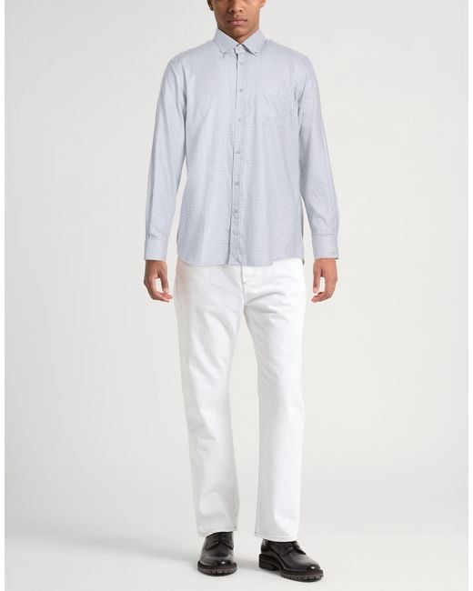 Paul & Shark Blue Shirt Cotton for men